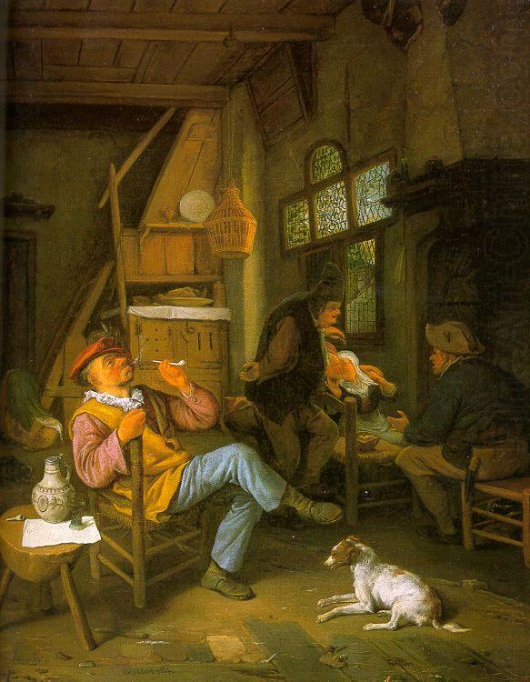 Cornelis Dusart Pipe Smoker china oil painting image